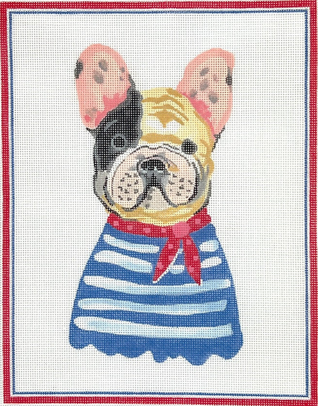 French Bulldog in Stripes