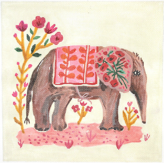 Elephant with Blanket