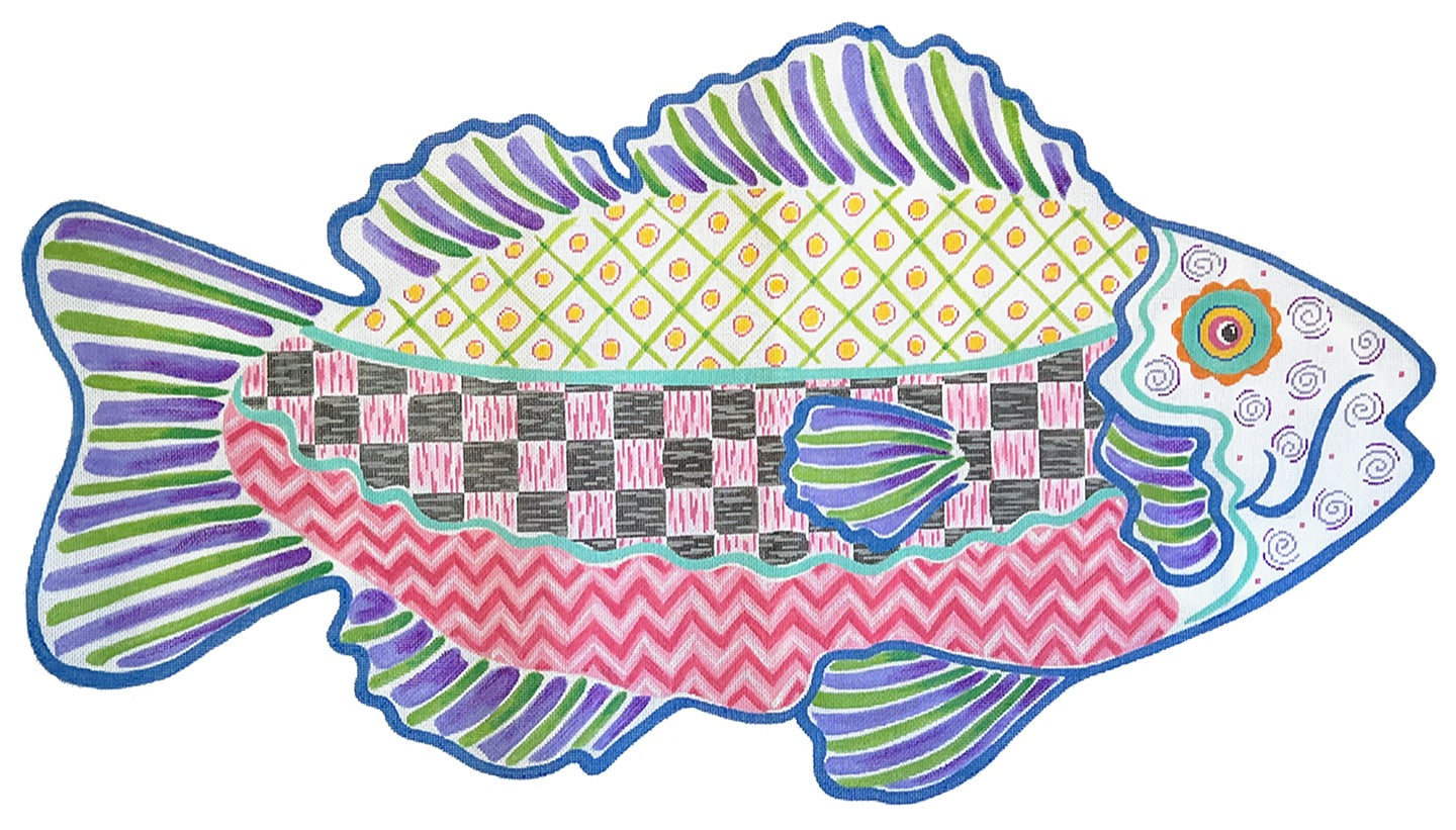 Funky Fish Rug/Wall Hanging Large