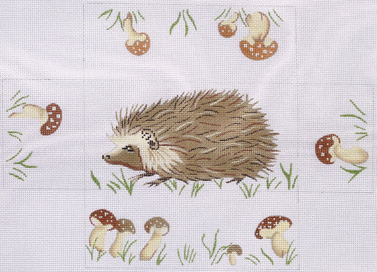 Hedgehog w/ Wild Mushrooms Brick Cover