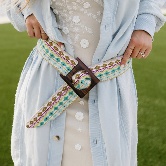 Green Geometrics Strap