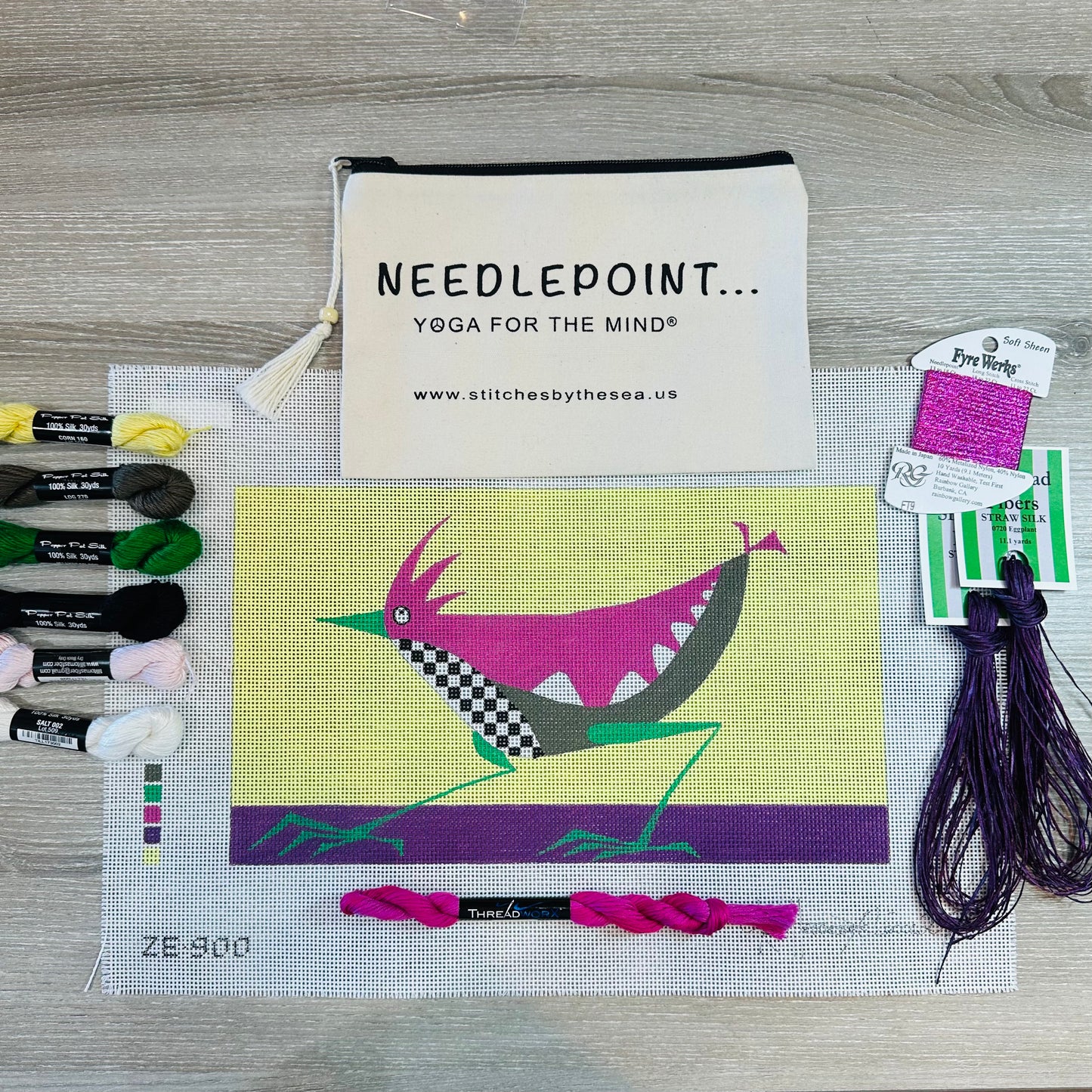 Checker Breasted Green Foot