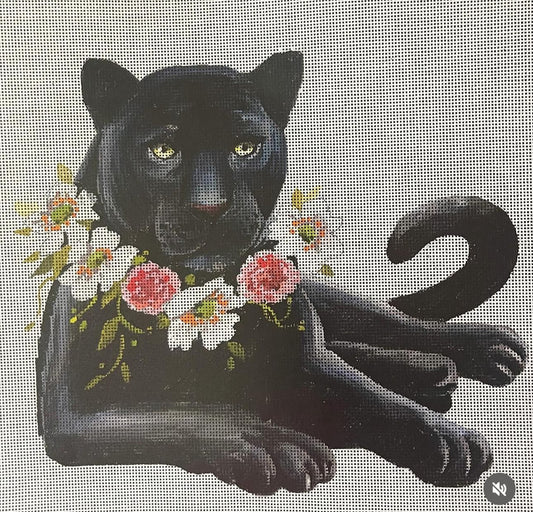 Felines with Floral Wreaths