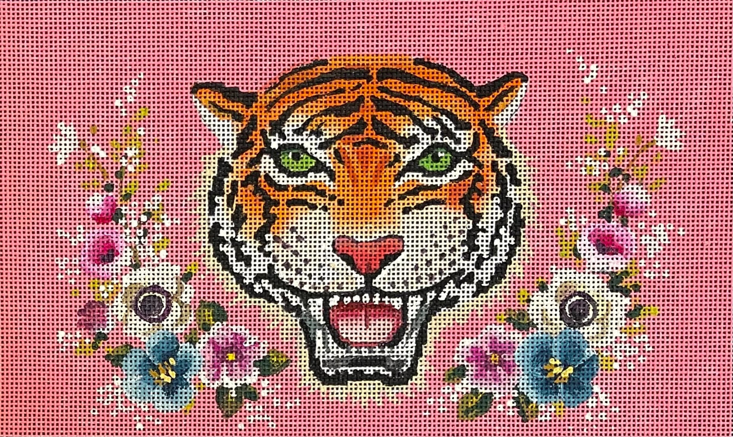 Floral Tiger Clutch