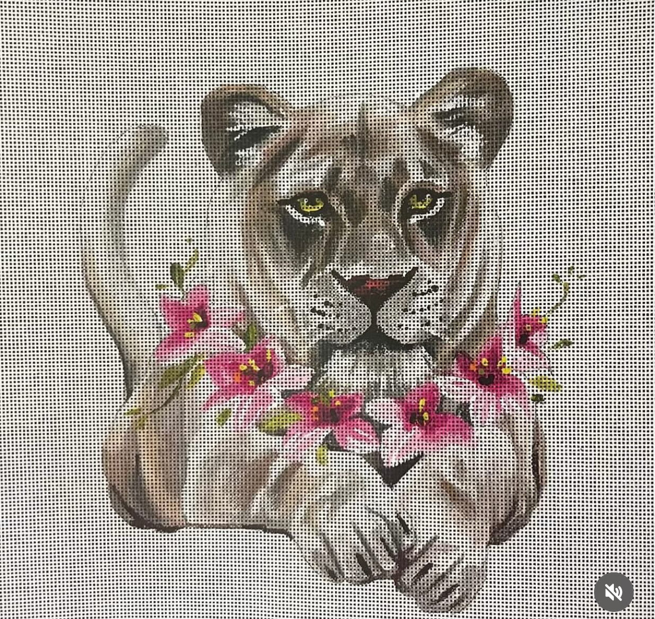 Felines with Floral Wreaths