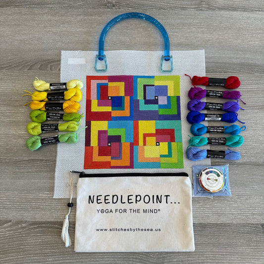 Rainbow Square Geometric