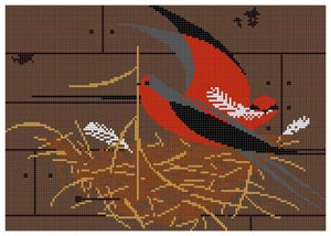 Barn Swallow by Charley Harper