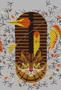 Purrfectly Perched by Charley Harper