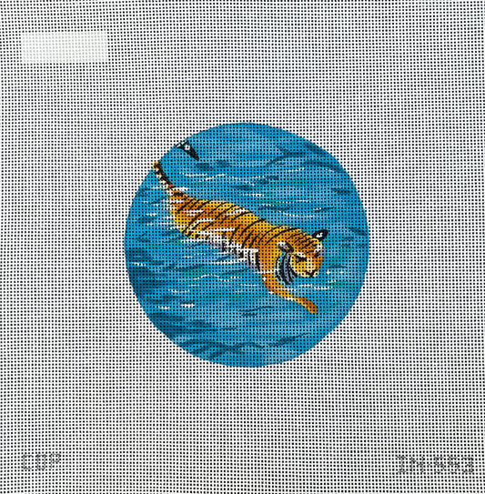 Wading Tiger