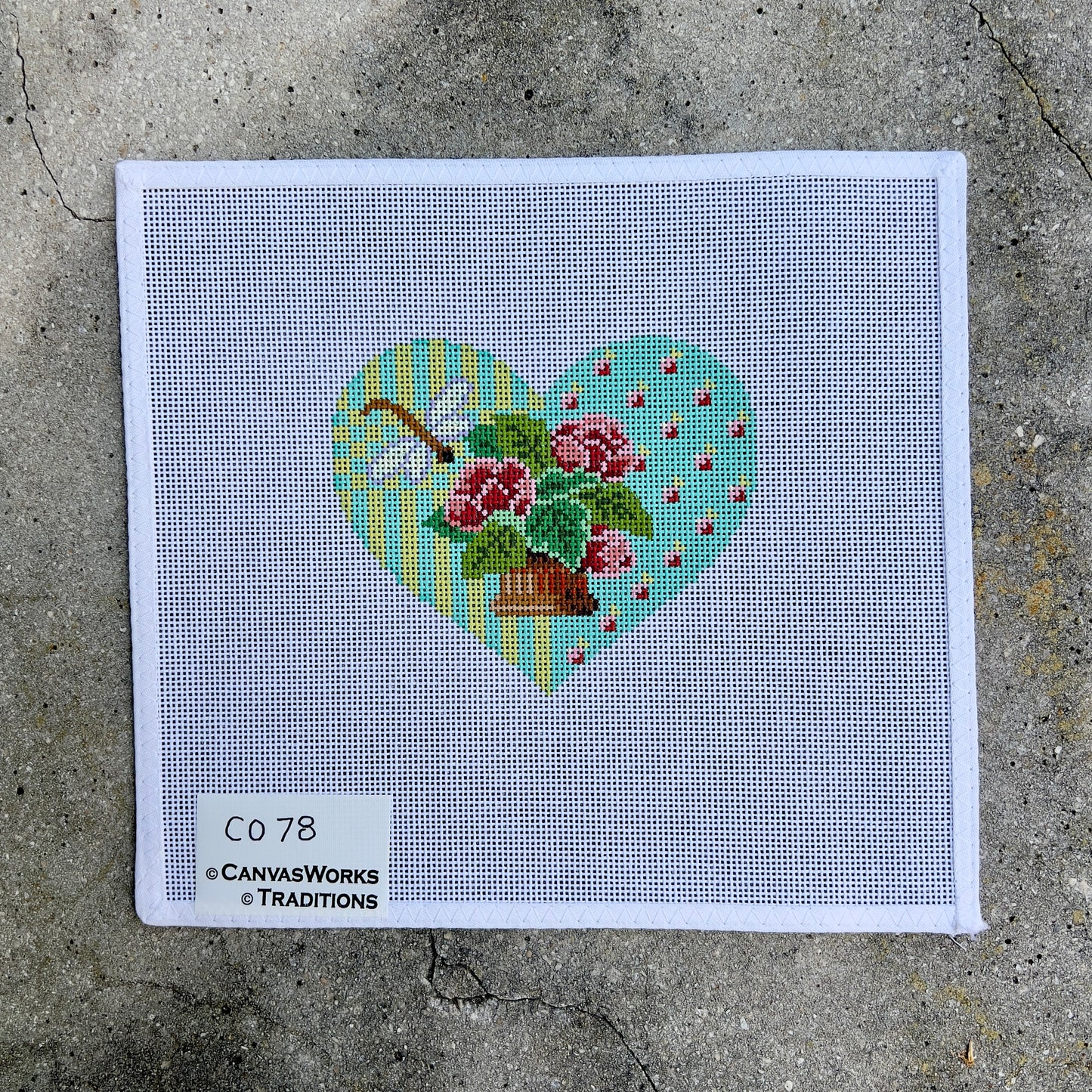 Floral Dragonfly Heart