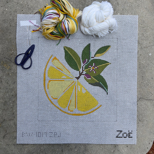 Lemon Slice Carrie Out Needlepoint Kits