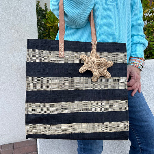 Starfish Straw Bag with Tassel