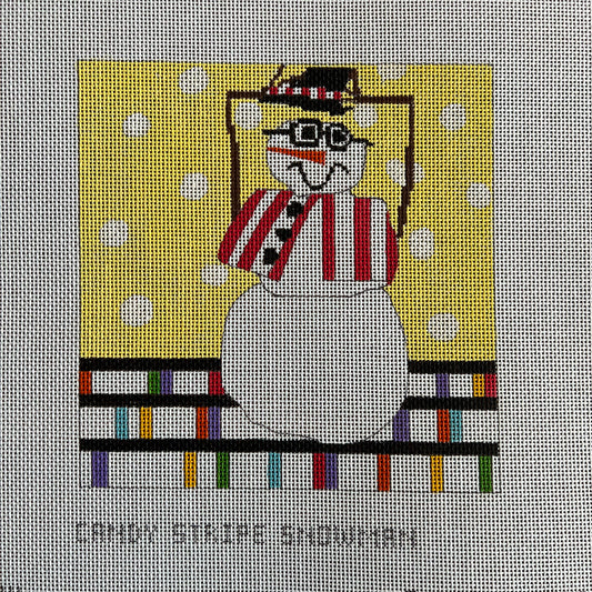 Candy Stripe Snowman