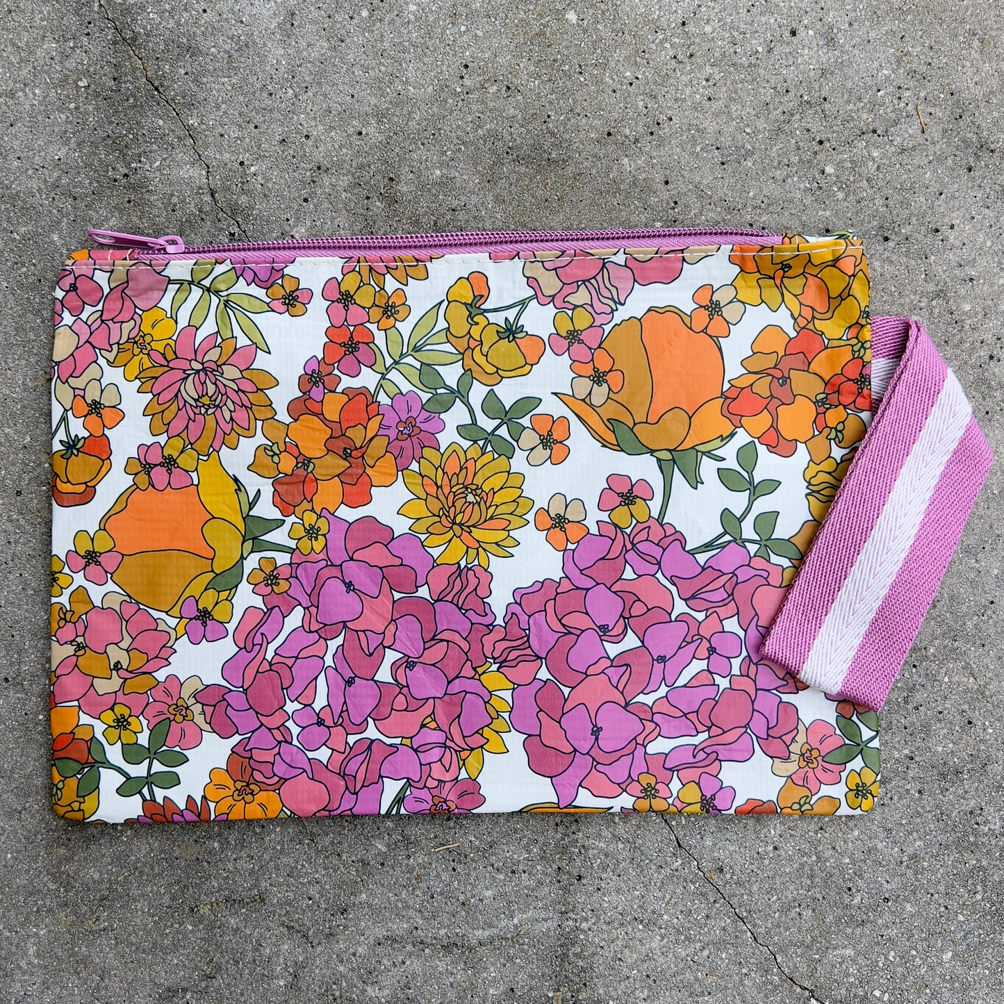 Patterned Zippered Pouch