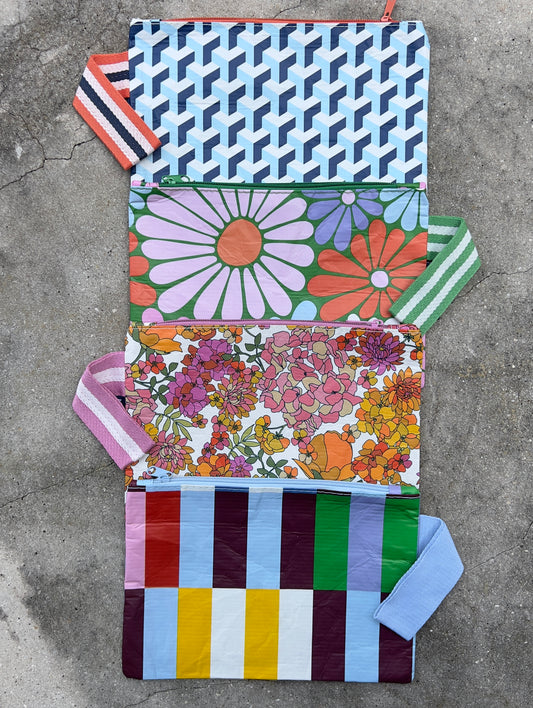 Patterned Zippered Pouch