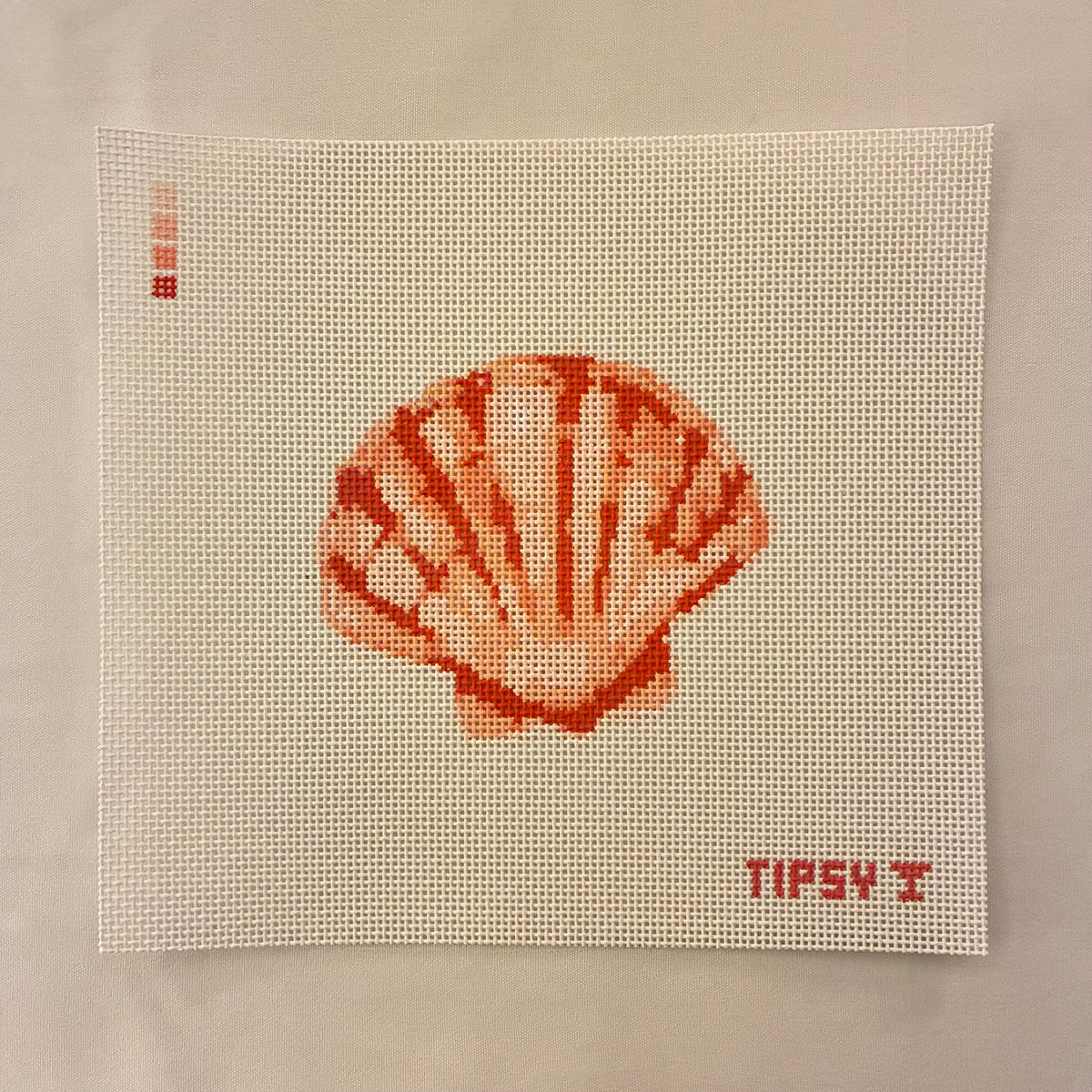 Pink Scallop Seashell