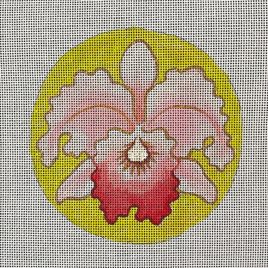 Orchid Ornament Round