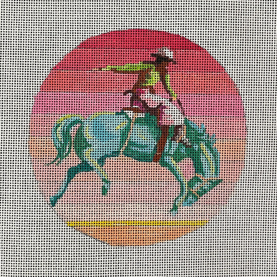 Rodeo Ornament Round