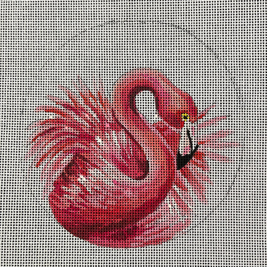 Flamingo Ornament Round