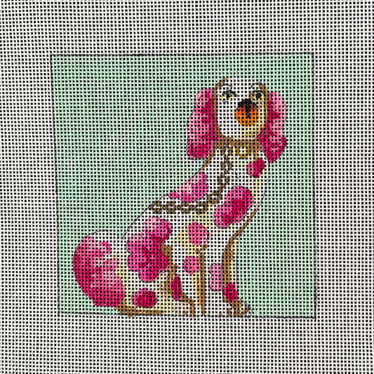 Pink Staffordshire 4" x 4" Square