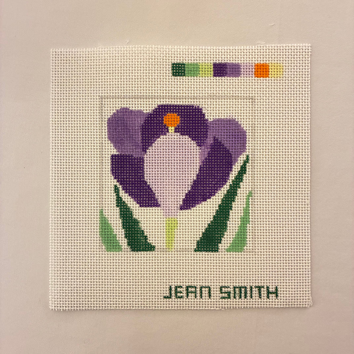 Purple Crocus Coaster