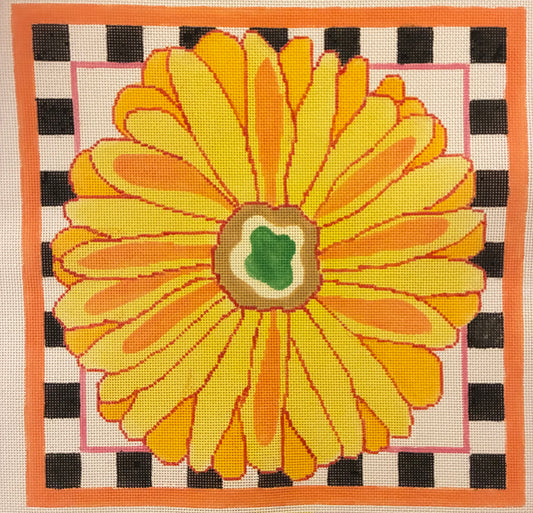 Bold Yellow & Orange Daisy