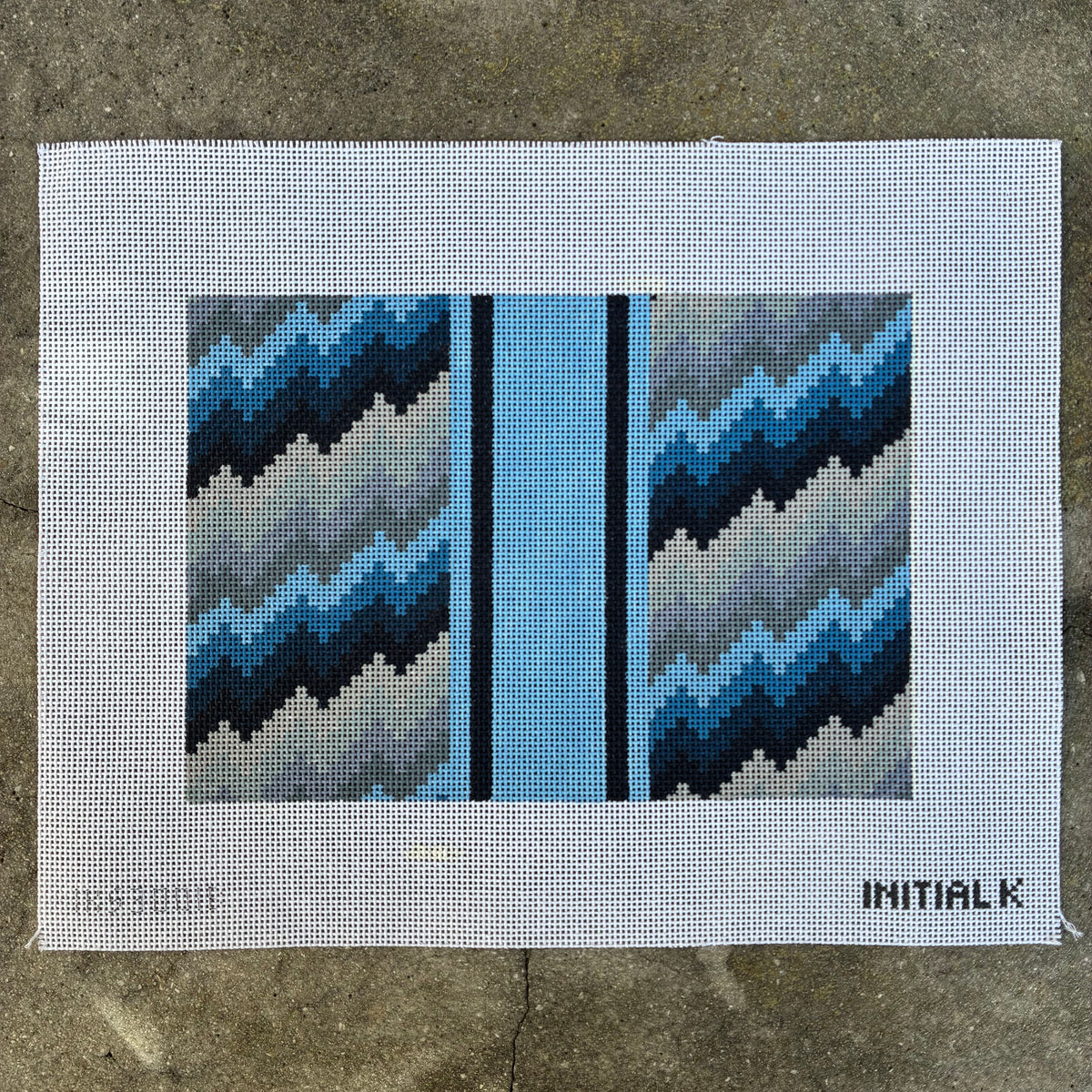 Blue Riley Clutch