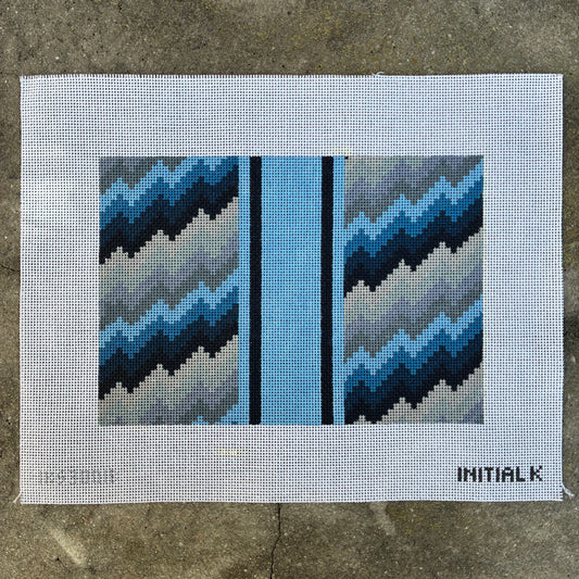 Blue Riley Clutch