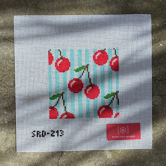 Cherries on Stripes