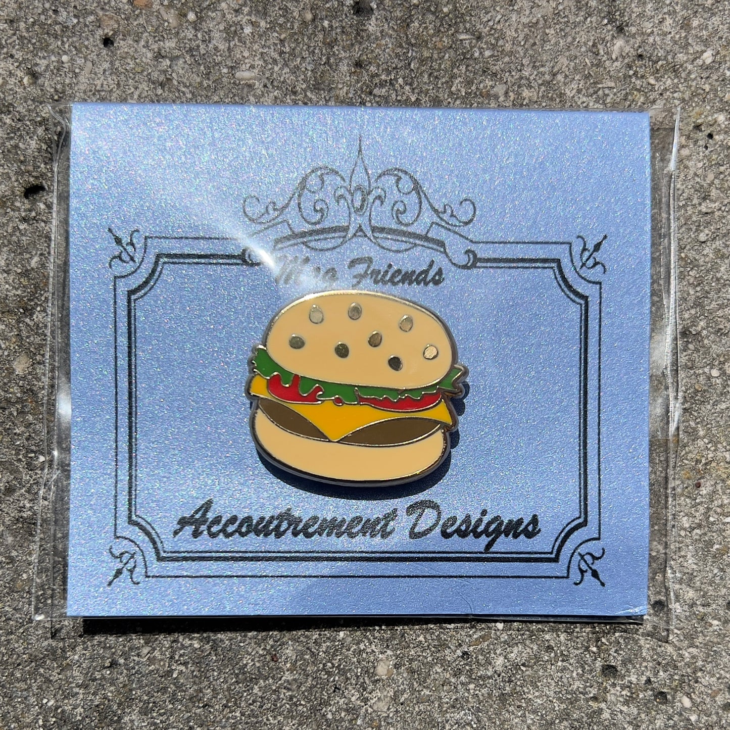 Cheeseburger Magnet Needleminder