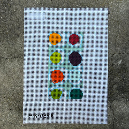 Colored Dots Eyeglass Case