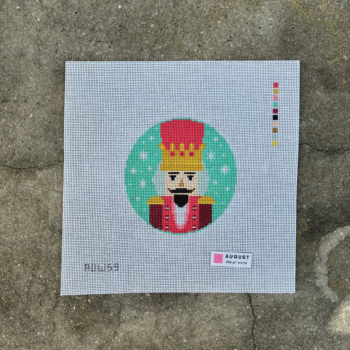 Royal Nutcracker 4" Round Ornament