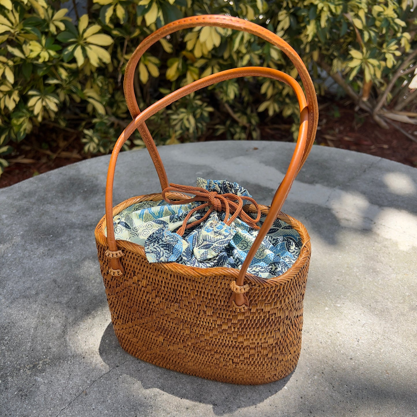 Small Rattan Handbag