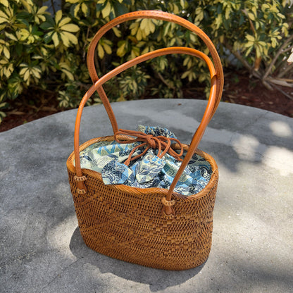 Small Rattan Handbag