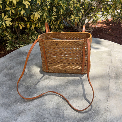Rattan Tote Bag