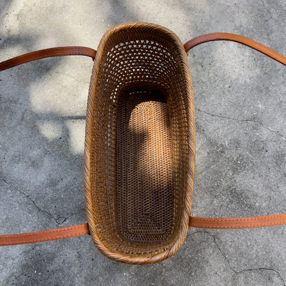 Rattan Tote Bag