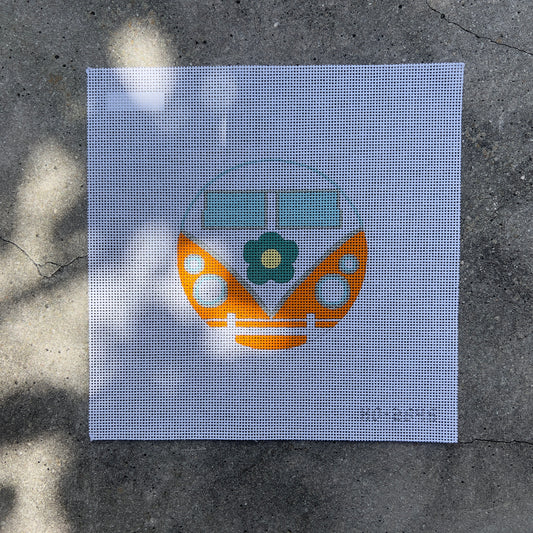 Flower Pop Orange Van