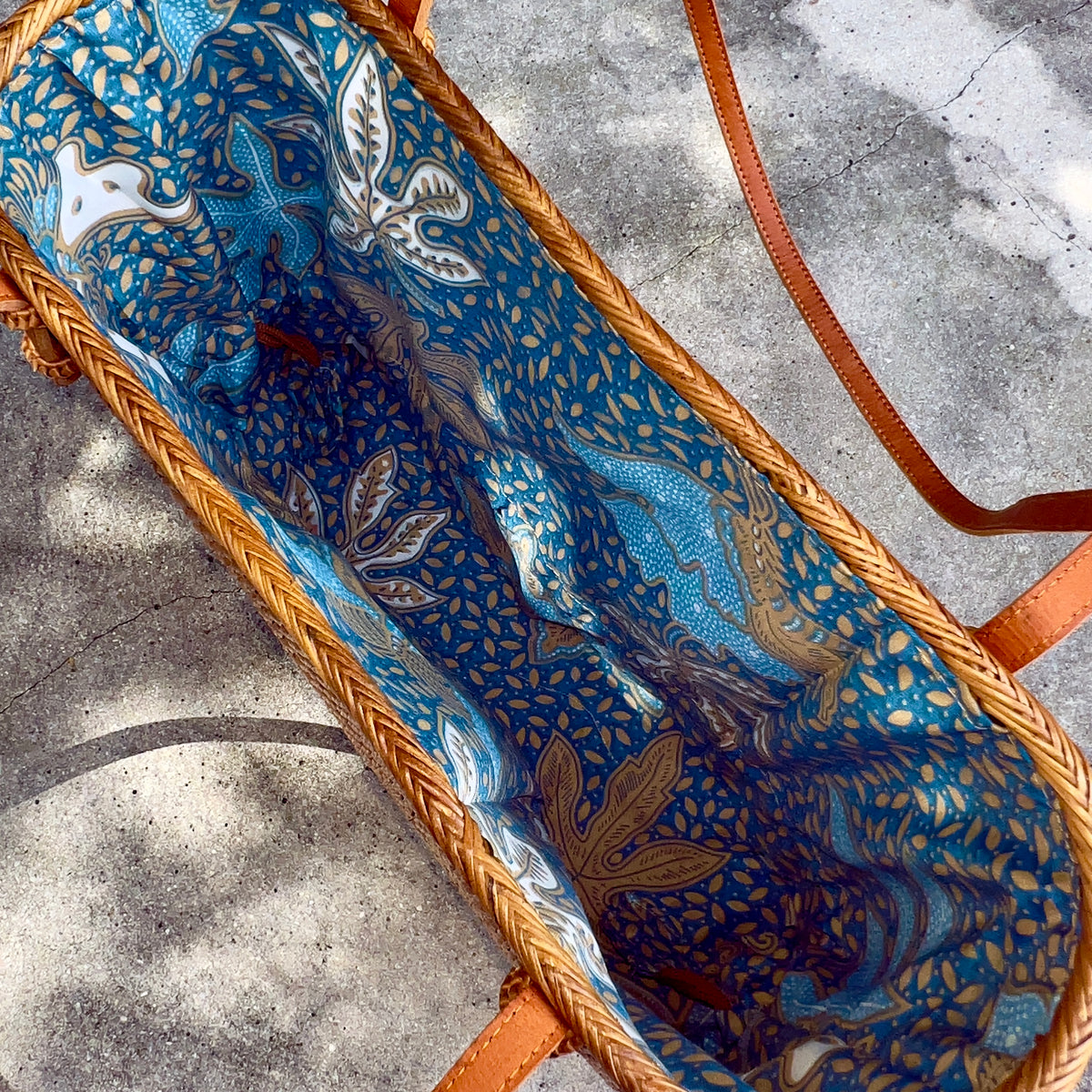 Medium Rattan Tote Bag