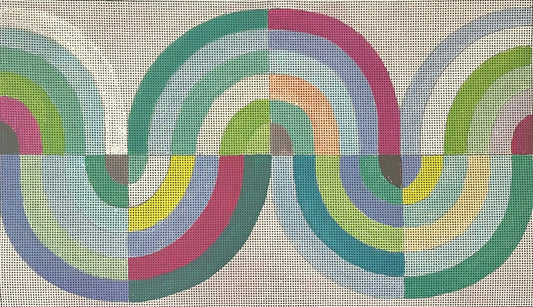 Retro Rainbow Swirl