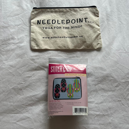 Stitch and Zip Coin Pouch