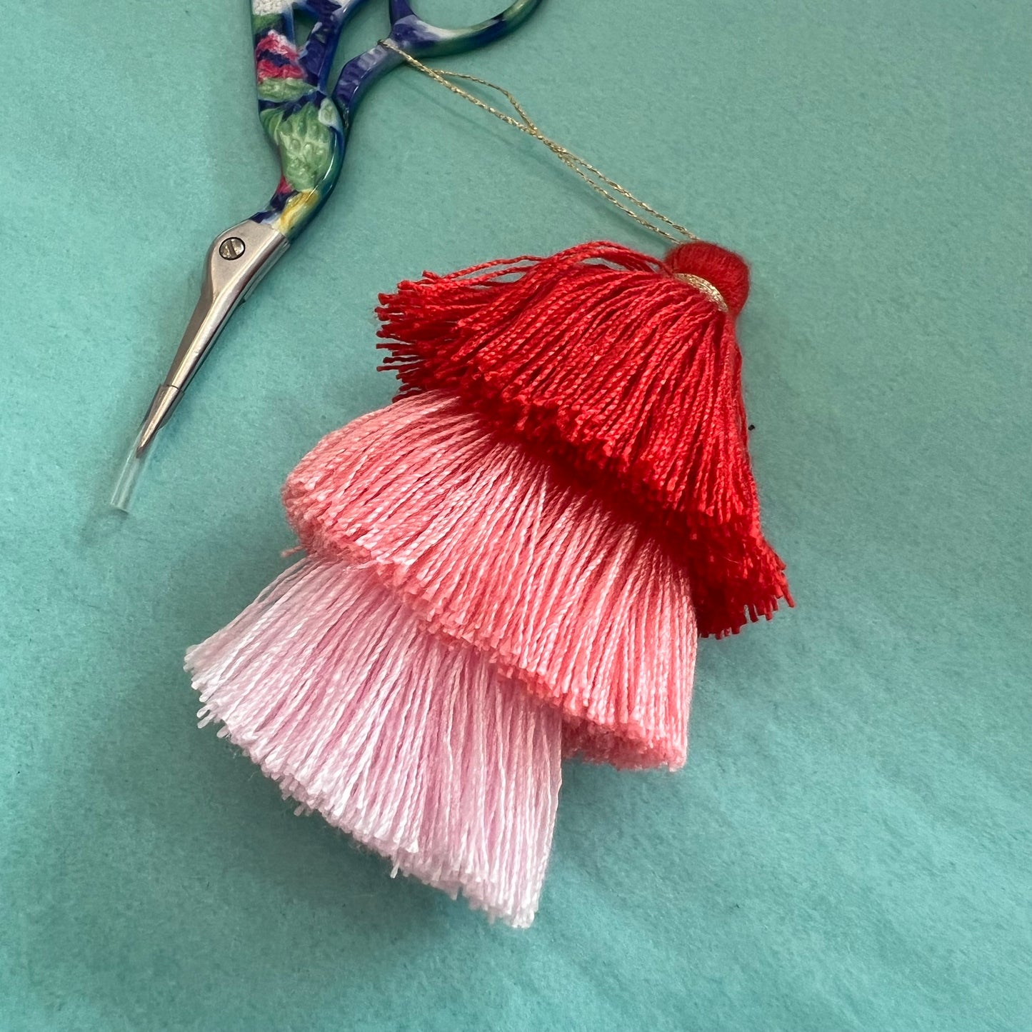 Three Tiered Tassel 3"