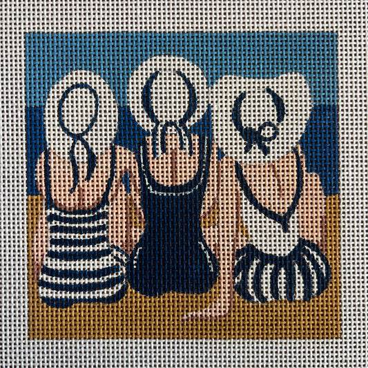 Three Ladies on Beach