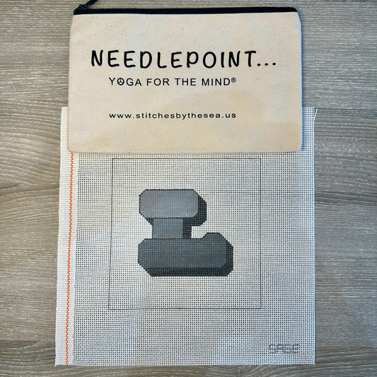 Grey Letter Initial L