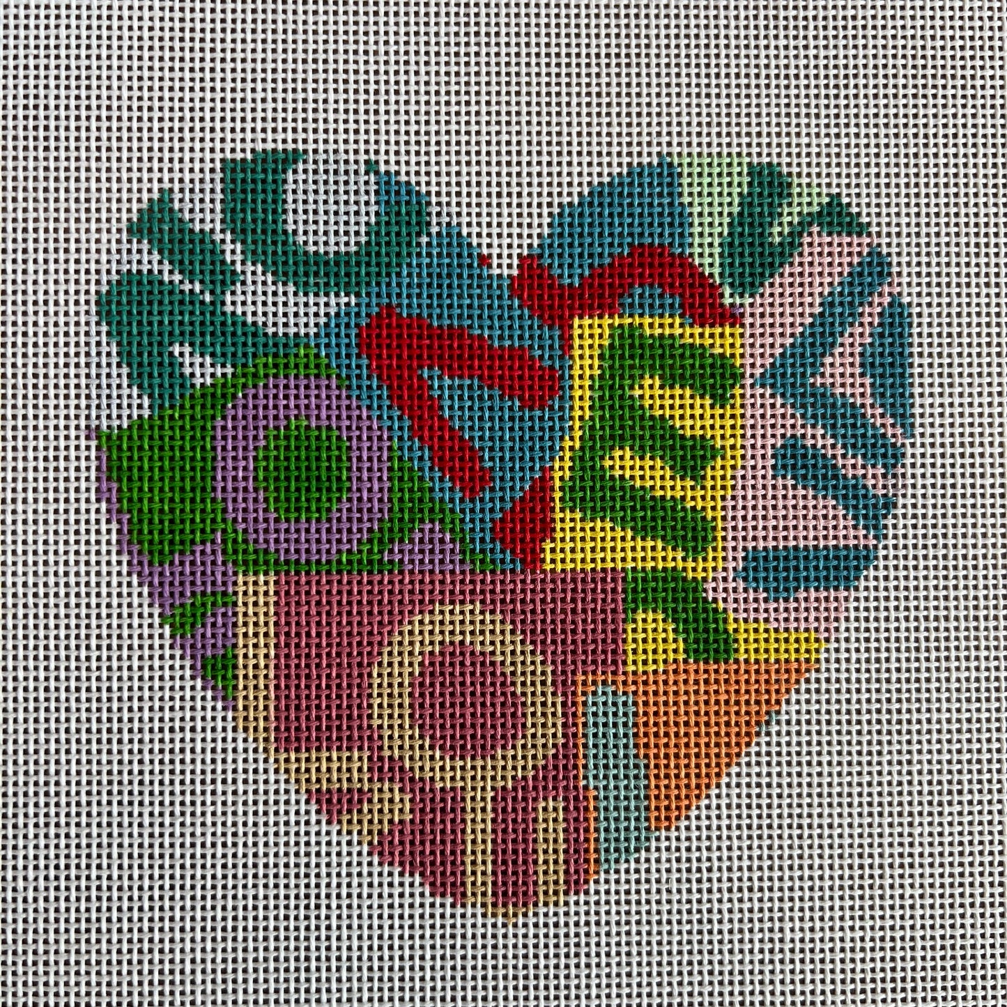 Lovevolve Heart Canvas Ornament