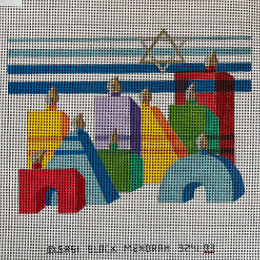 Block Menorah