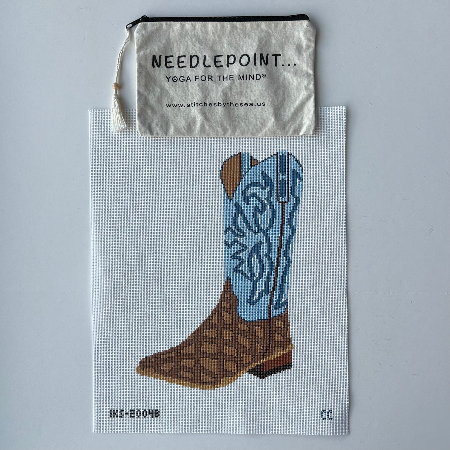 Blue Cowboy Boot