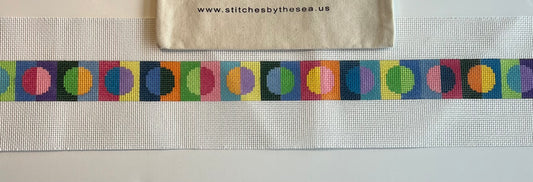 Multicolored Circle Purse Strap/Belt