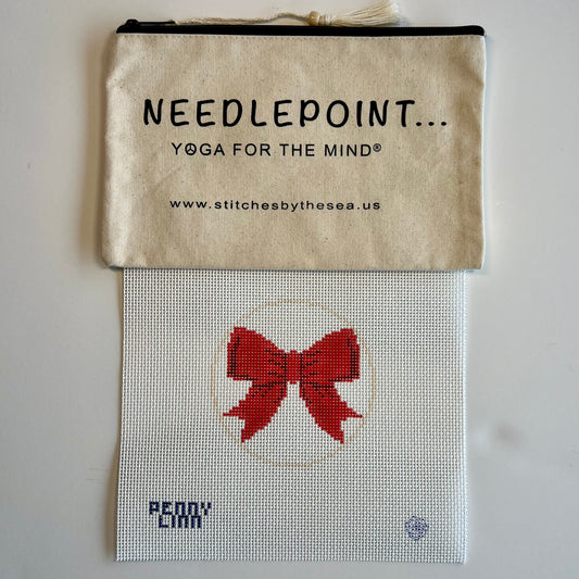 Red Ribbon Bow Ornament