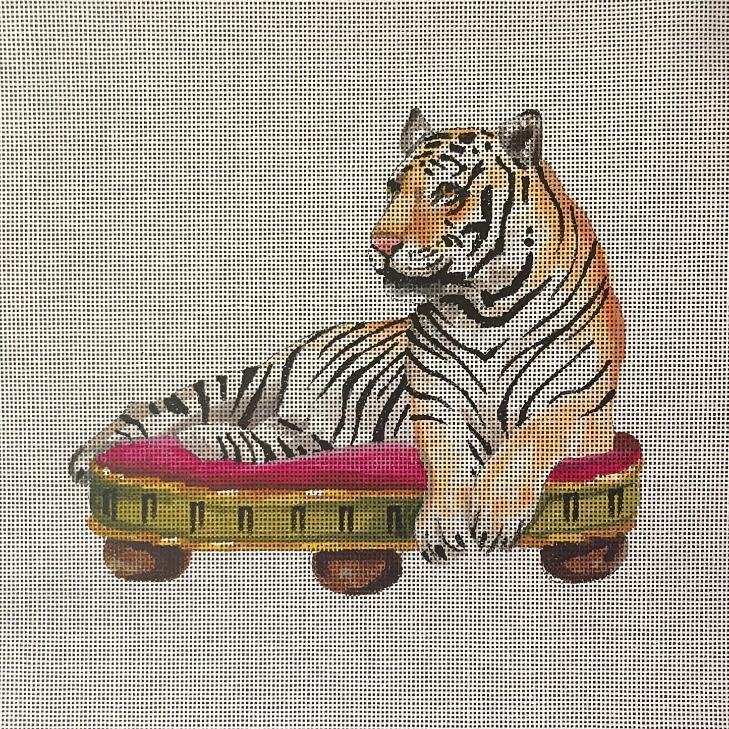 Tiger on Cushion