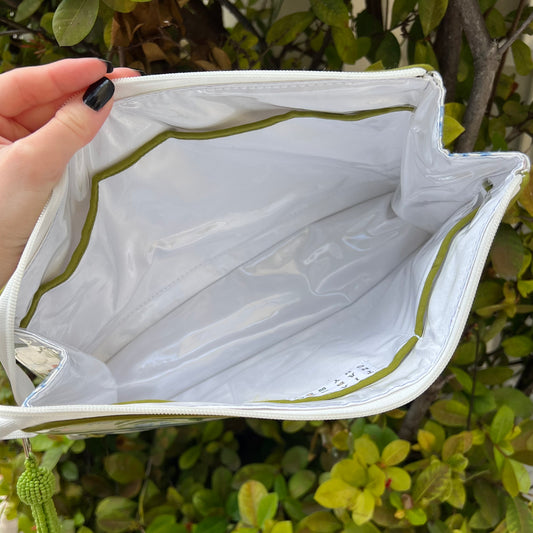 Blue Hydrangea "Stitches" Project Pouch